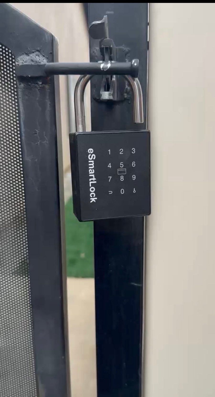 Combination, app and fob gate accessibility for private entrance.
