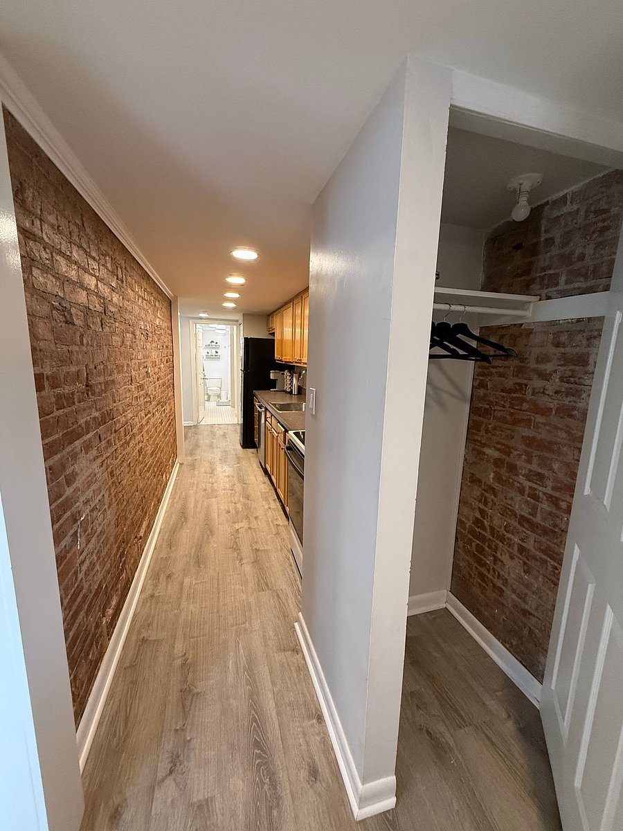 Entry space includes coat closet