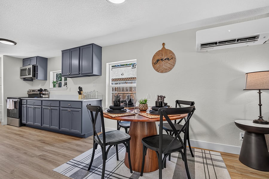 Dining and Kitchen area