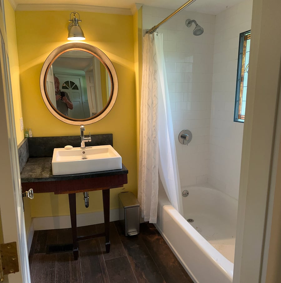 Apartment 3 bathroom (toilet out of frame)