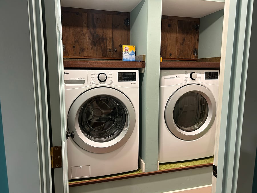 Built in laundry