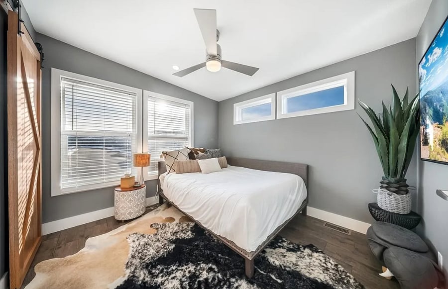 Bedroom in Unit 2 (guest house)