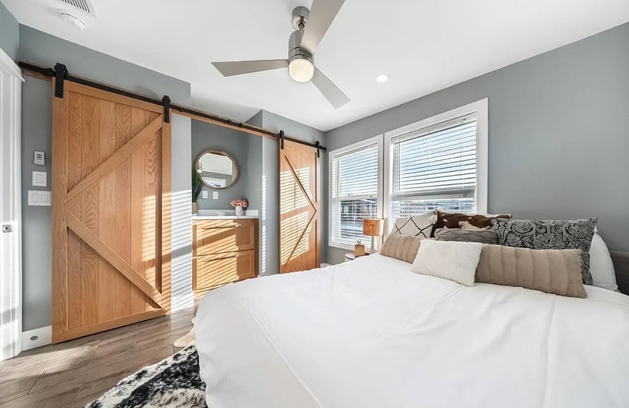 Bedroom in Unit 2 (guest house)