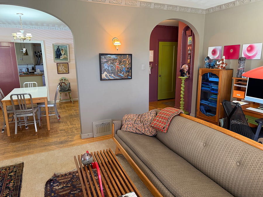 The living room