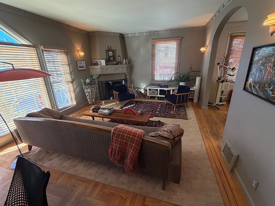 The living room