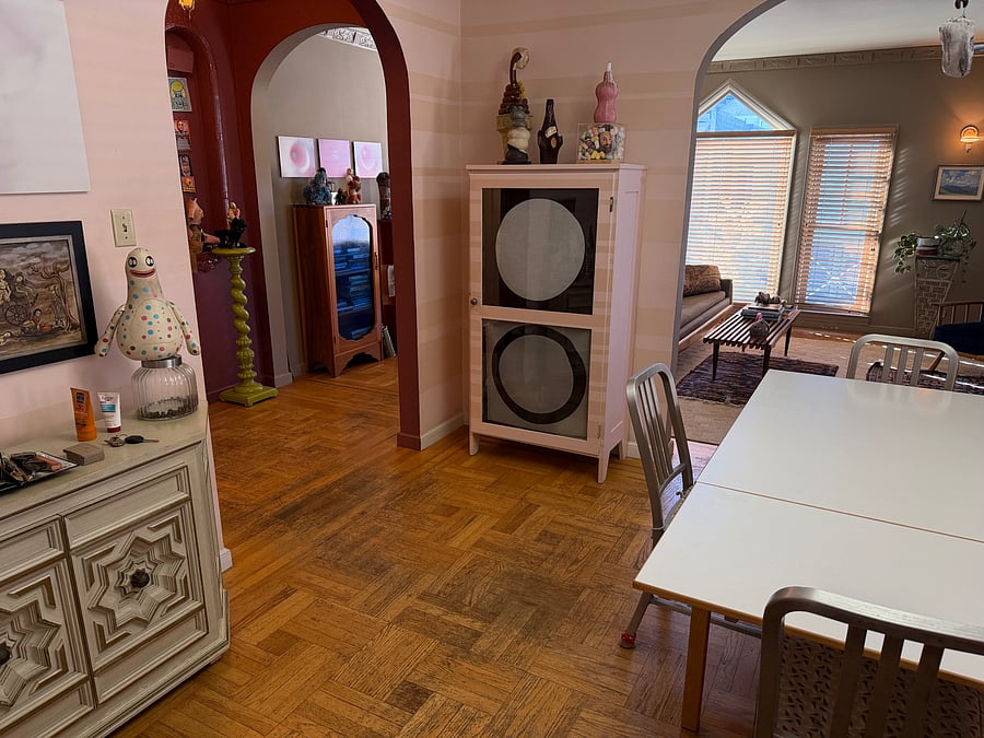 The dining room