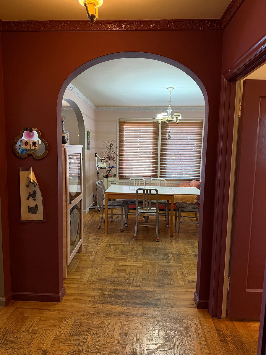 The dining room