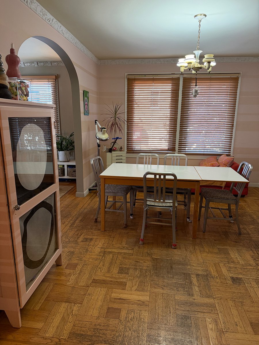 The dining room