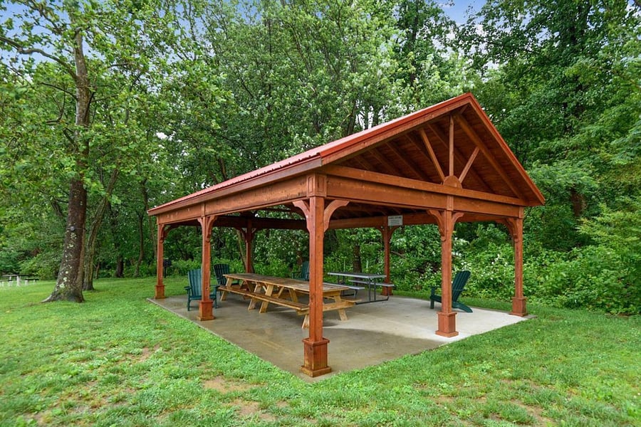 Community area that can be used by tenants just walking distance from the home