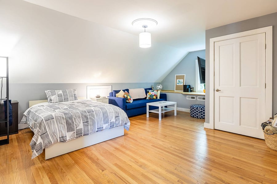 Bedroom located right outside of the Master Bedroom. Great for smaller children