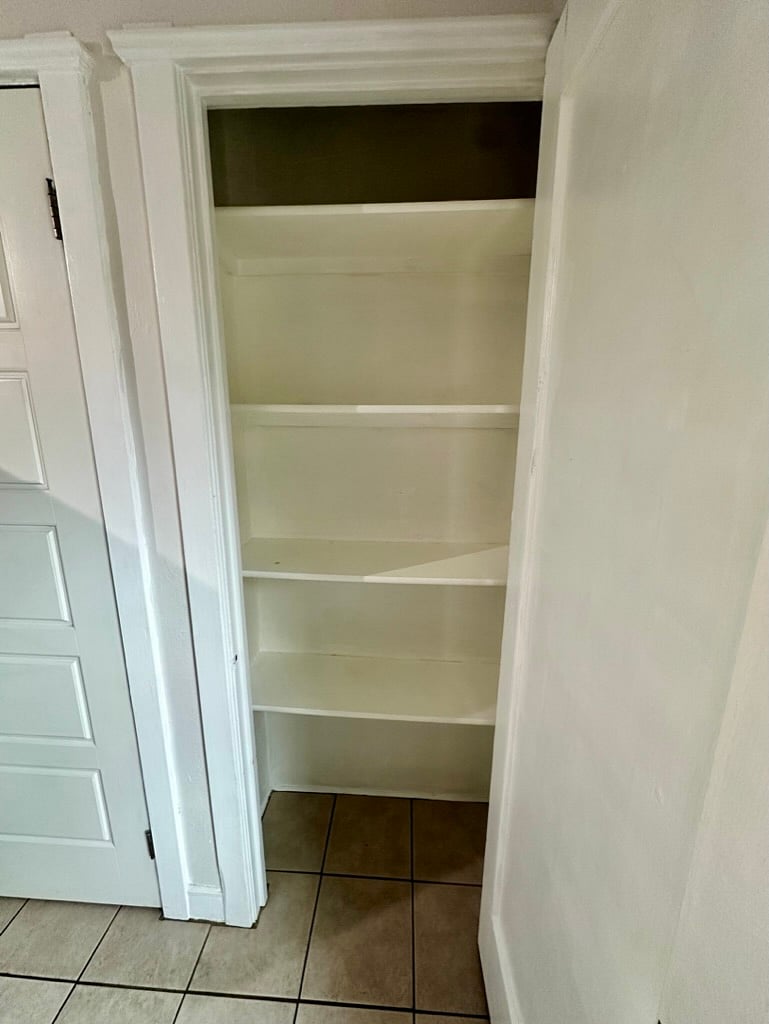 Full size pantry in the kitchen.