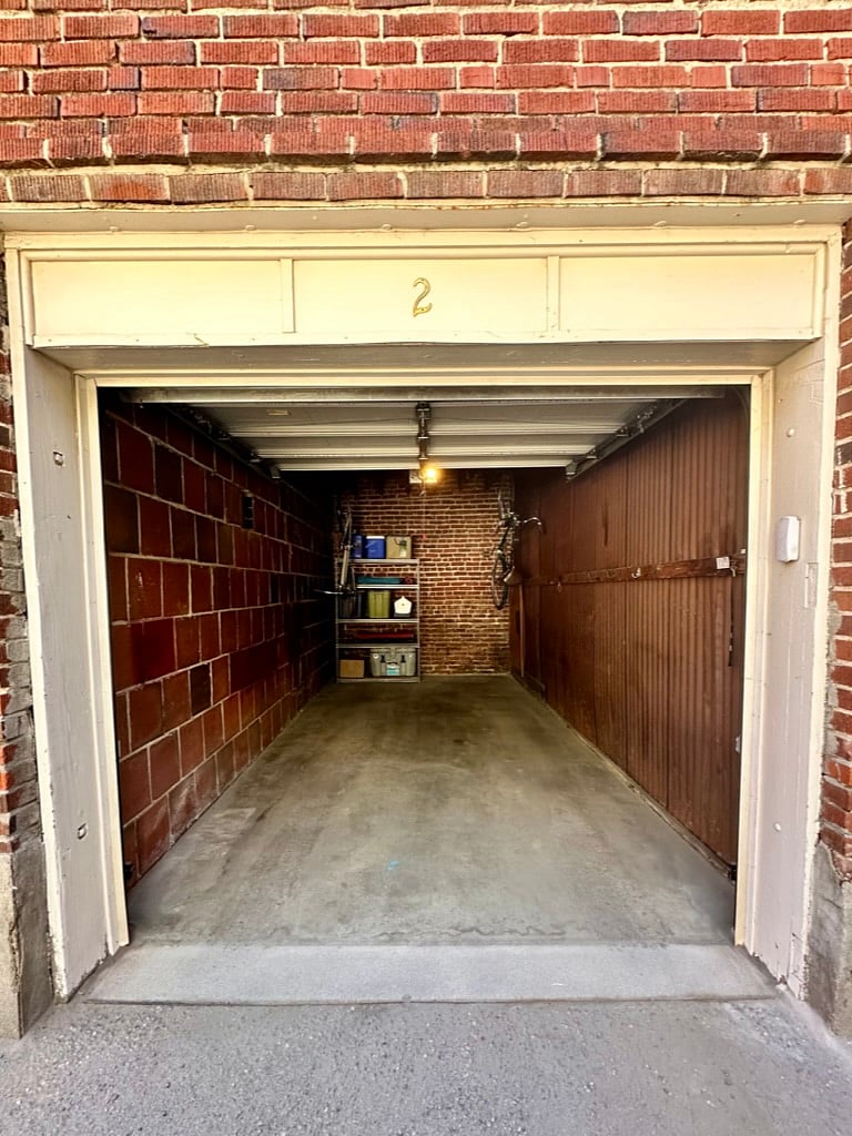 Rare Capitol Hill parking with a private garage plus an additional dedicated off-street parking space-room for two vehicles.