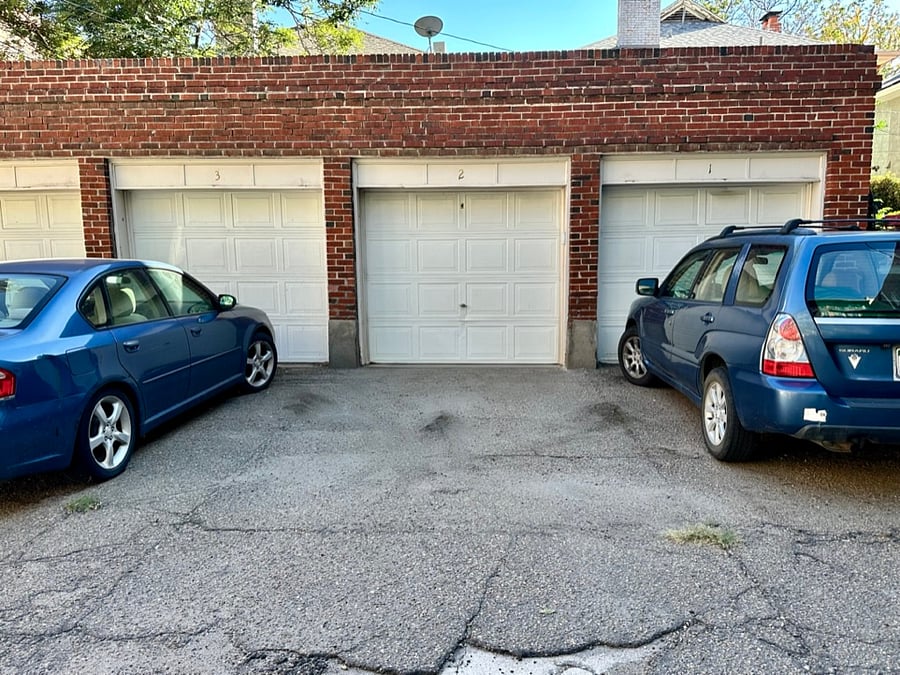 Additional reserved parking spot.