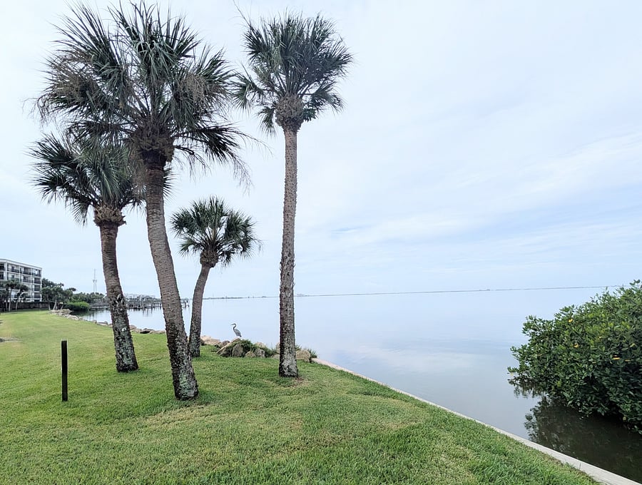 Guests have direct access to the Banana River for kayaking and fishing.