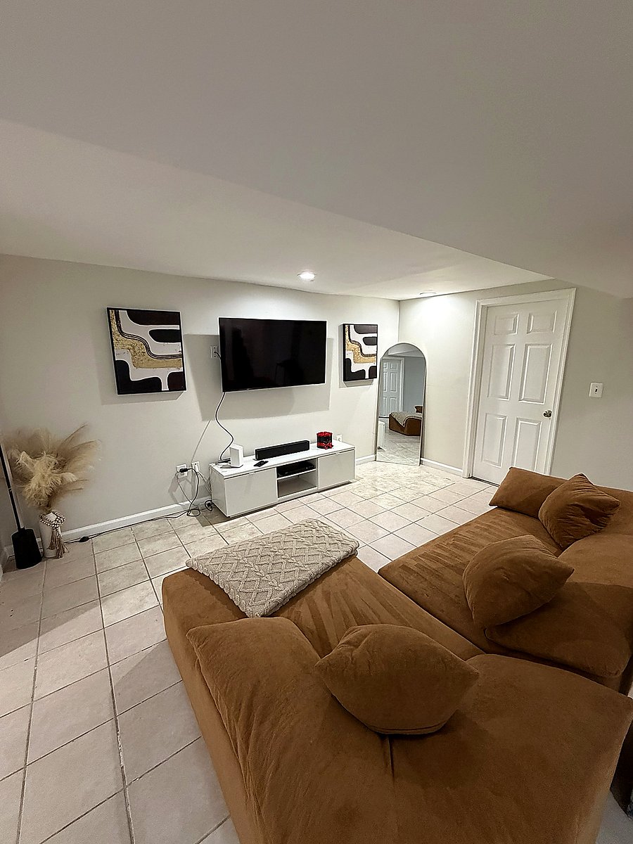 Comfortable private living area with oversized seating and plenty of space to relax.