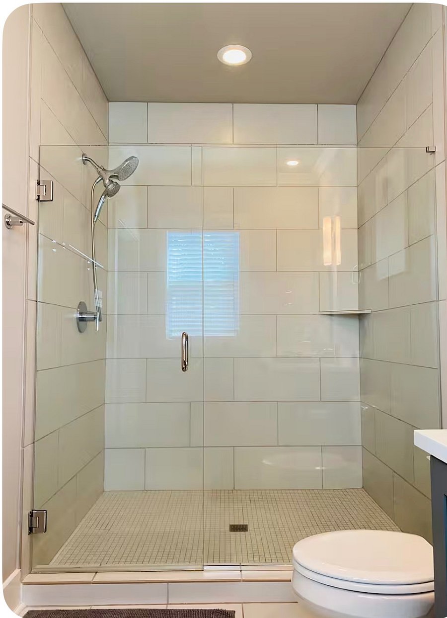 Full bathroom 1 shower view