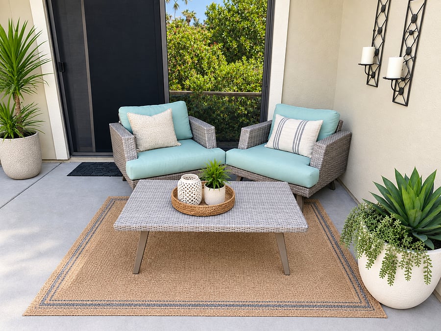 Patio off of Master Bedroom