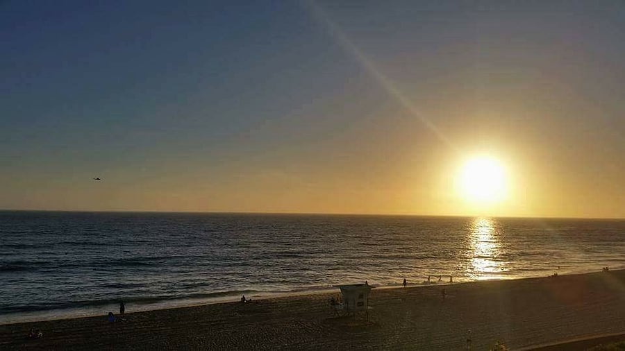 Carlsbad State Beach at Sunset
