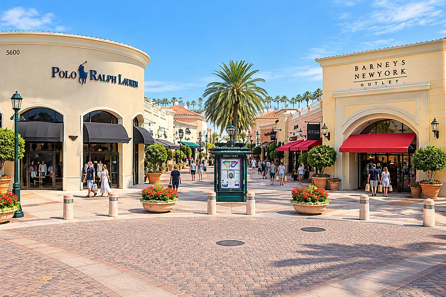 4 miles to Carlsbad Premium Outlet Mall