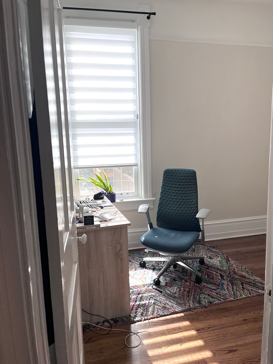 Bedroom #2 with single bed and desk