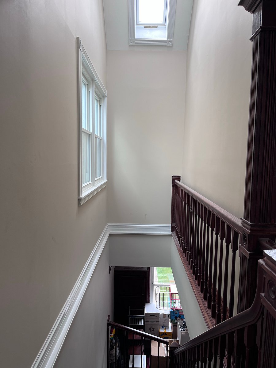 View from the top-floor stairwell