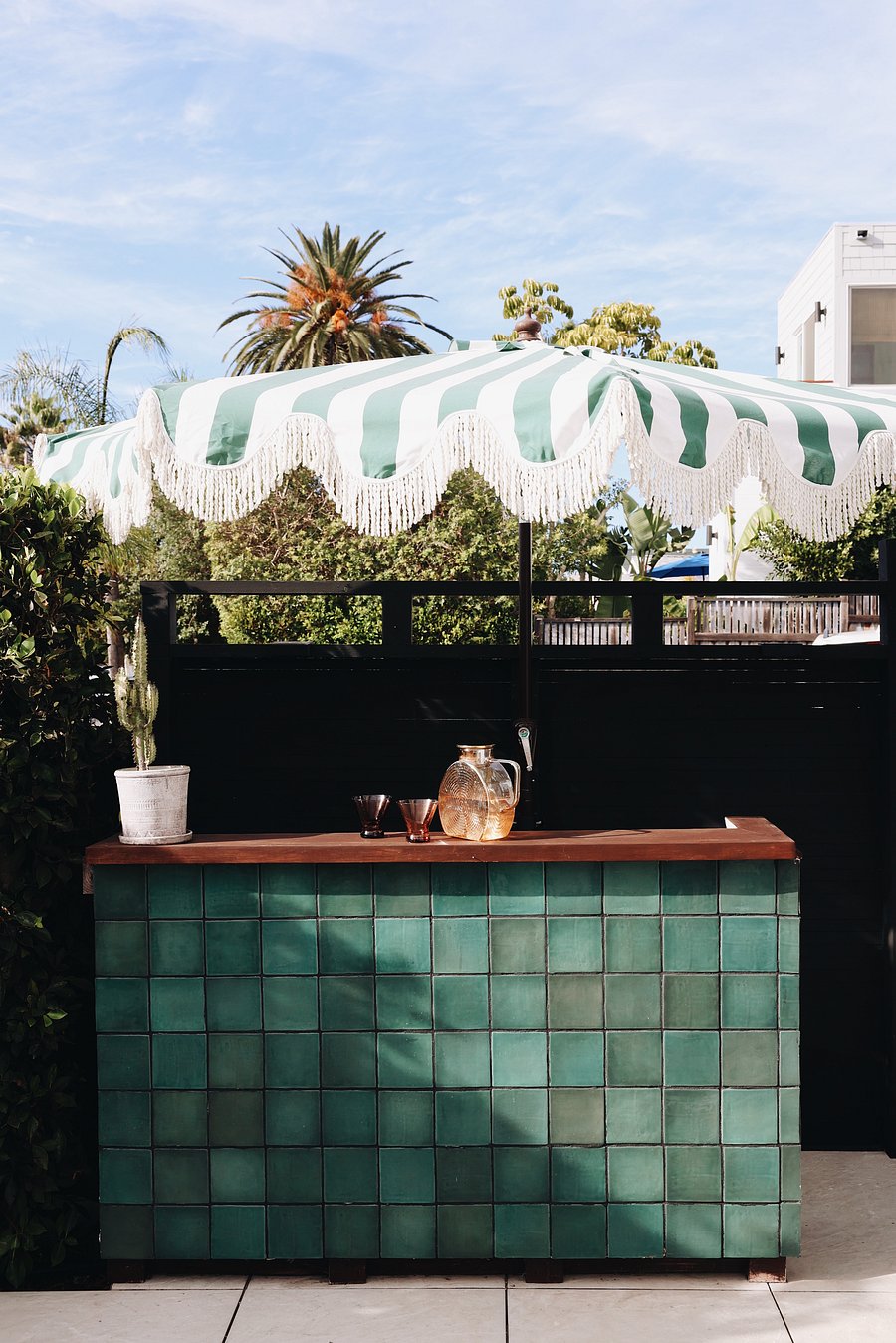 Bar perfect for a vacation cocktail.