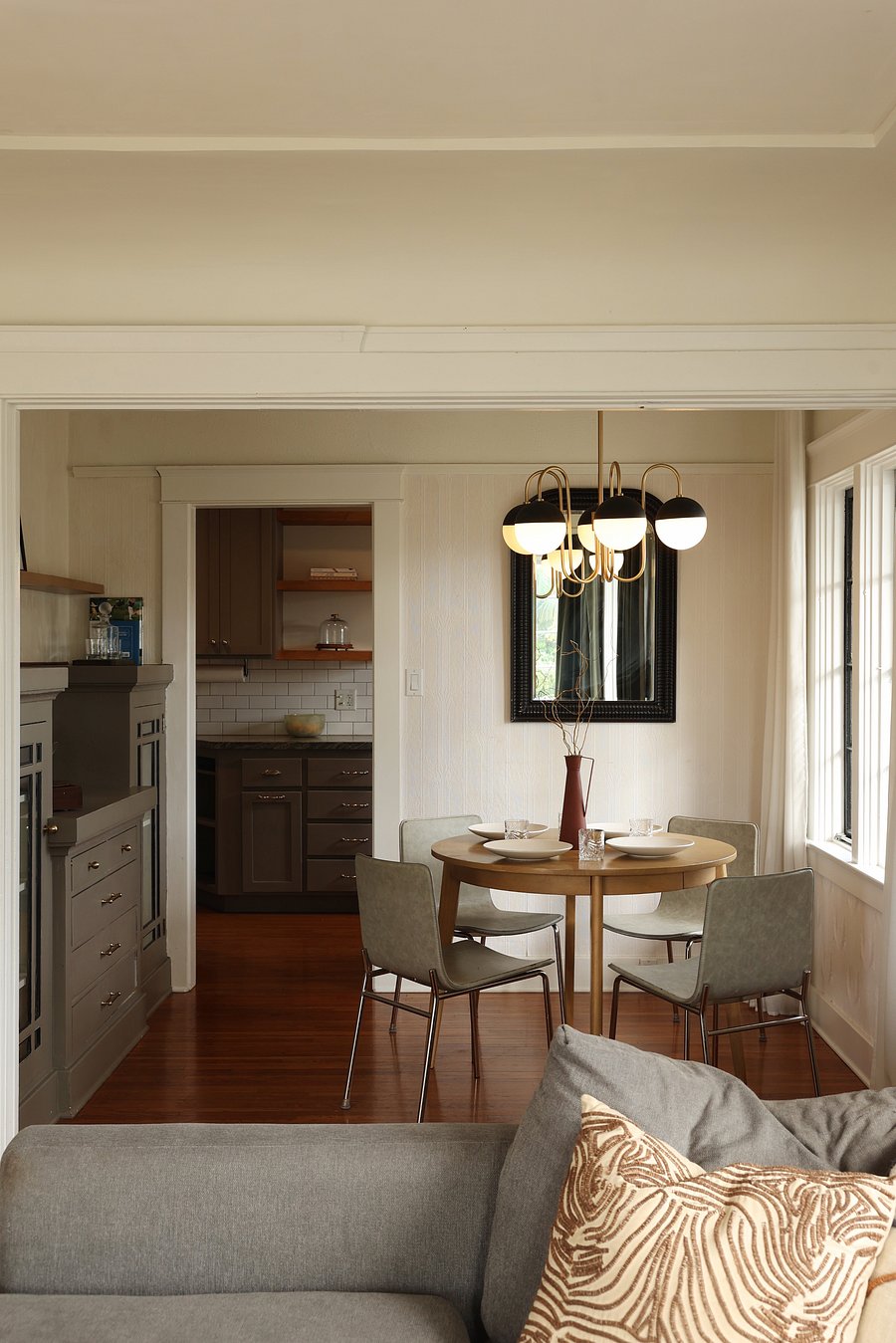 Dining room with original 1926 builtins.