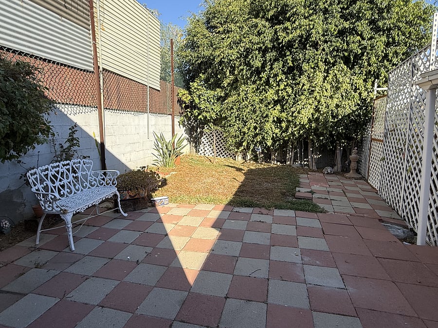 Private patio space