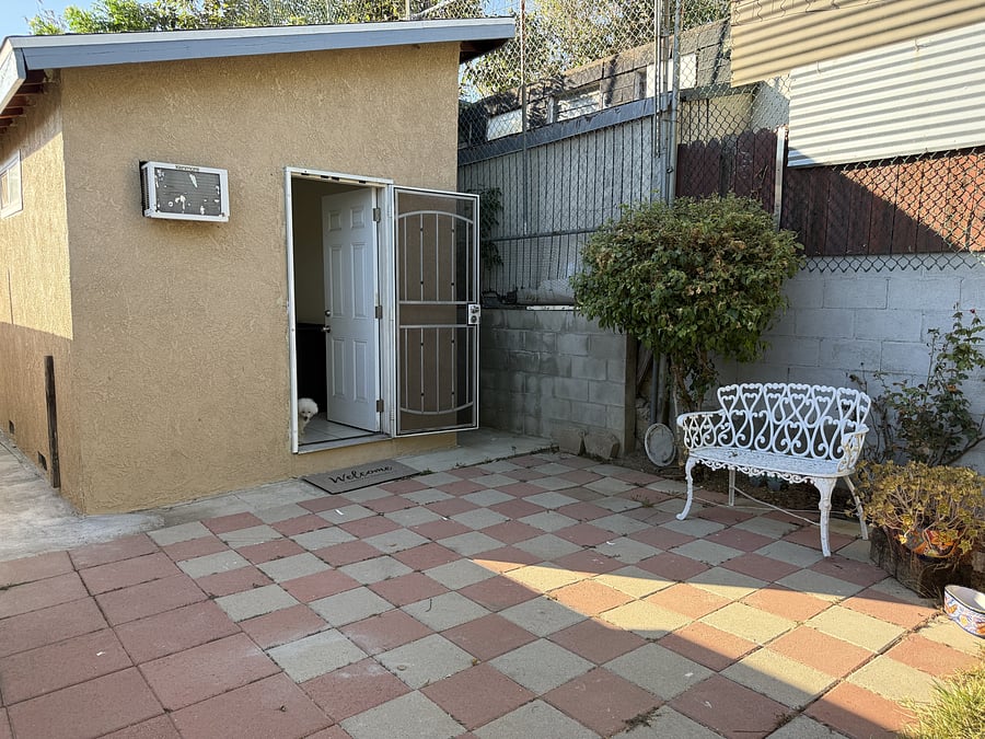 Private Patio space