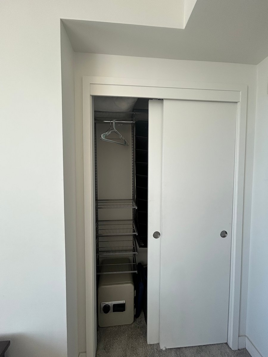 Ample closet space