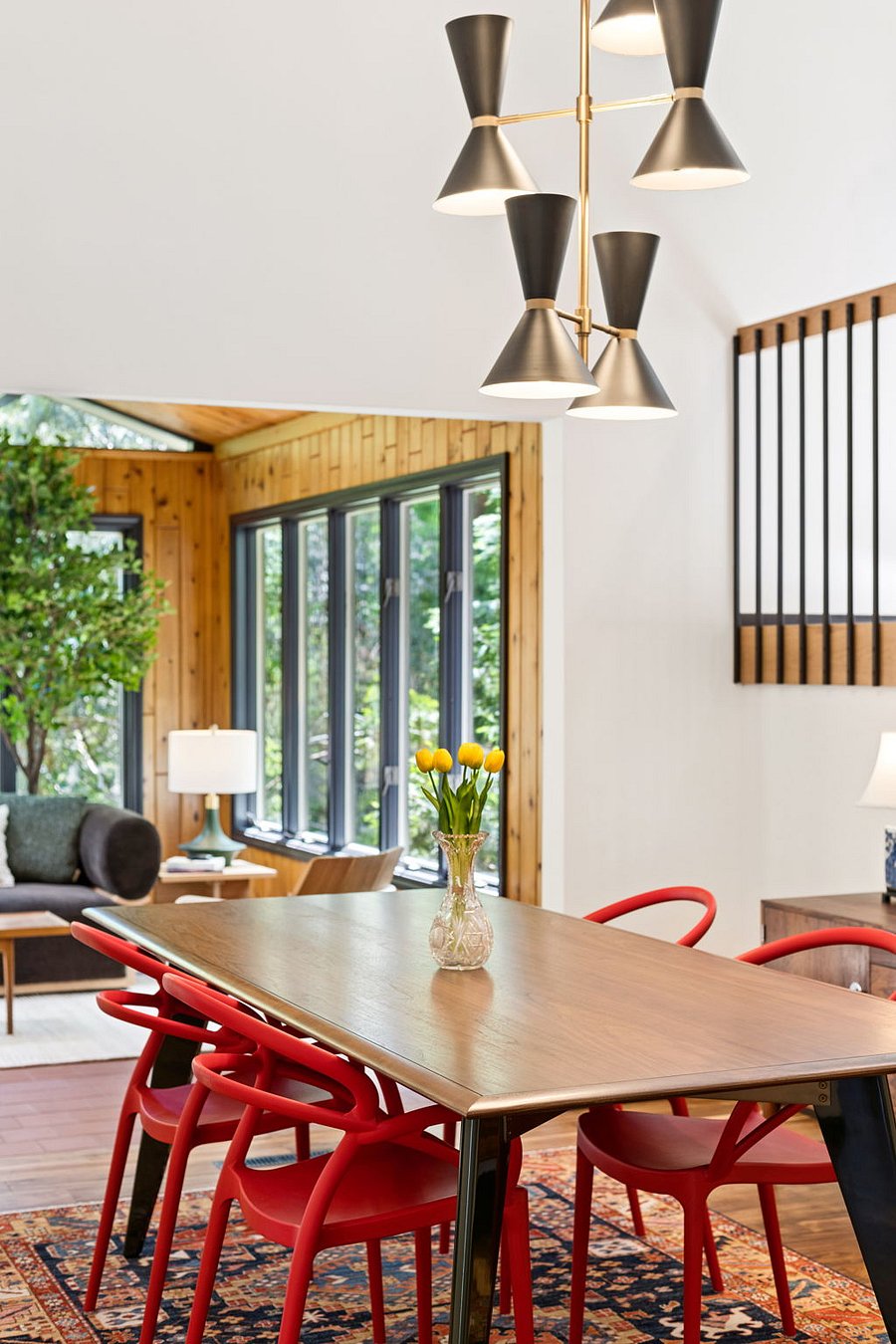 The beautiful open floor plan keeps the heart of the home connected with easy flow between the dining room, kitchen, sun room and living room. Generous light from the outdoors fills each space.