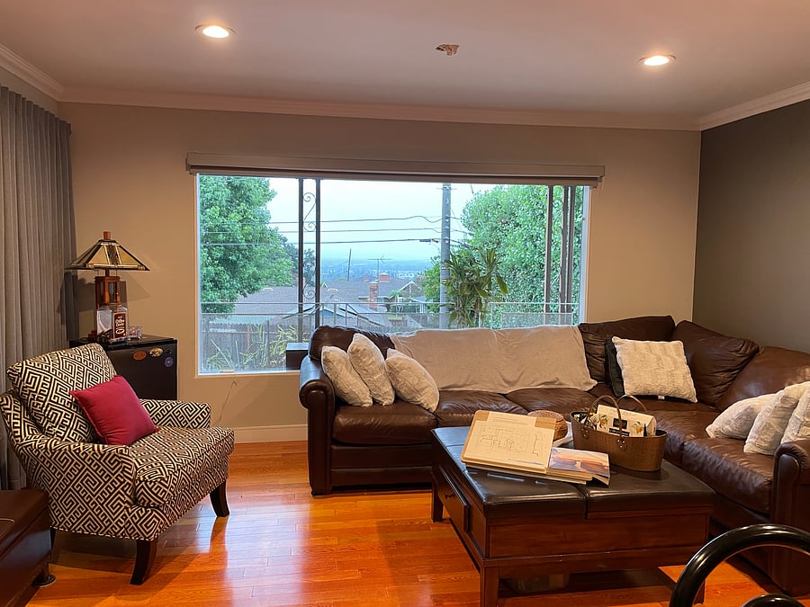 Comfortable shared living room for relaxing and unwinding