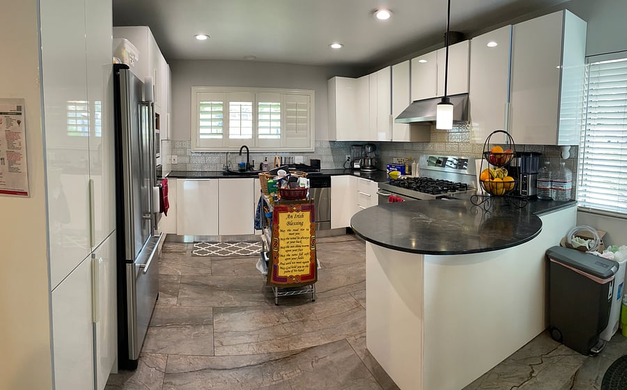 Fully equipped kitchen available for light cooking