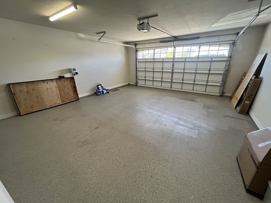 Garage parking for 2 vehicles.