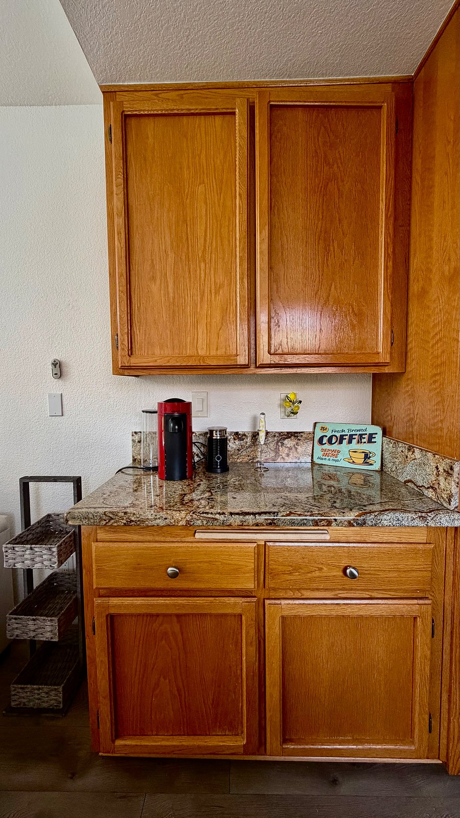 Nespresso machine included