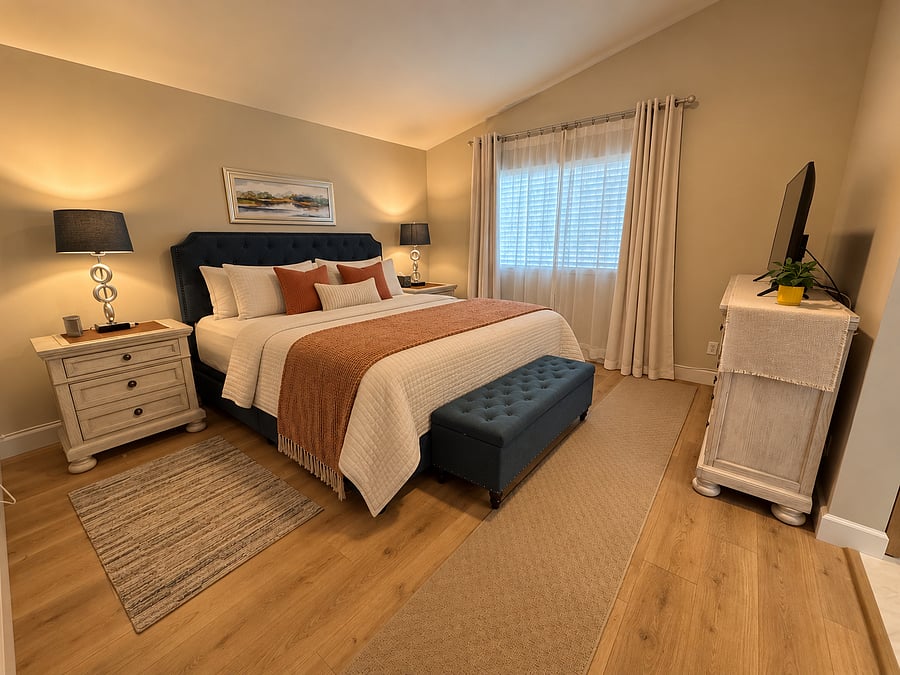 Master bedroom, view 2