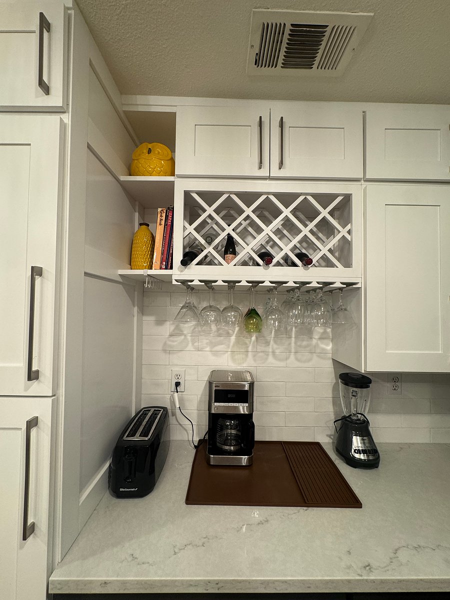Wine and coffee area - starter coffee will be included