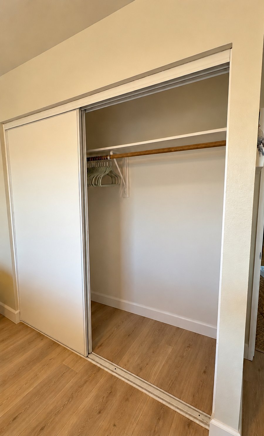 Bedroom 2 and Bedroom 3 have identical closets