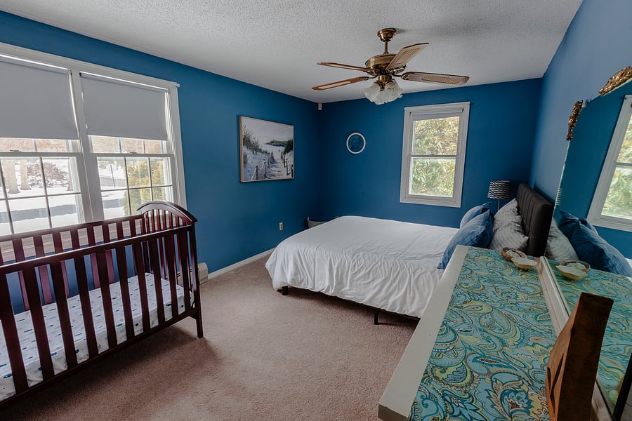 Second Bedroom with full bed.