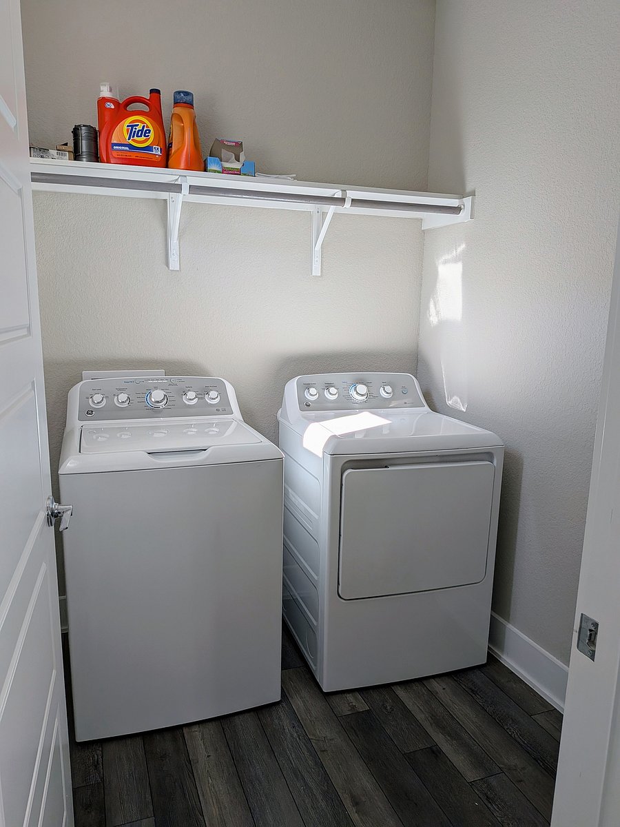 Full washer and dryer