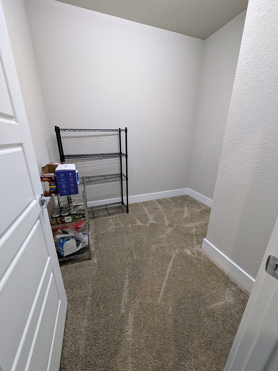 Spacious storage room upstairs