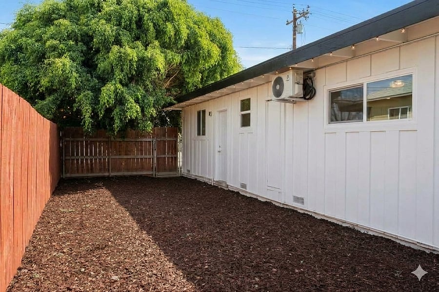 Your own private Patio. 465 sqft
