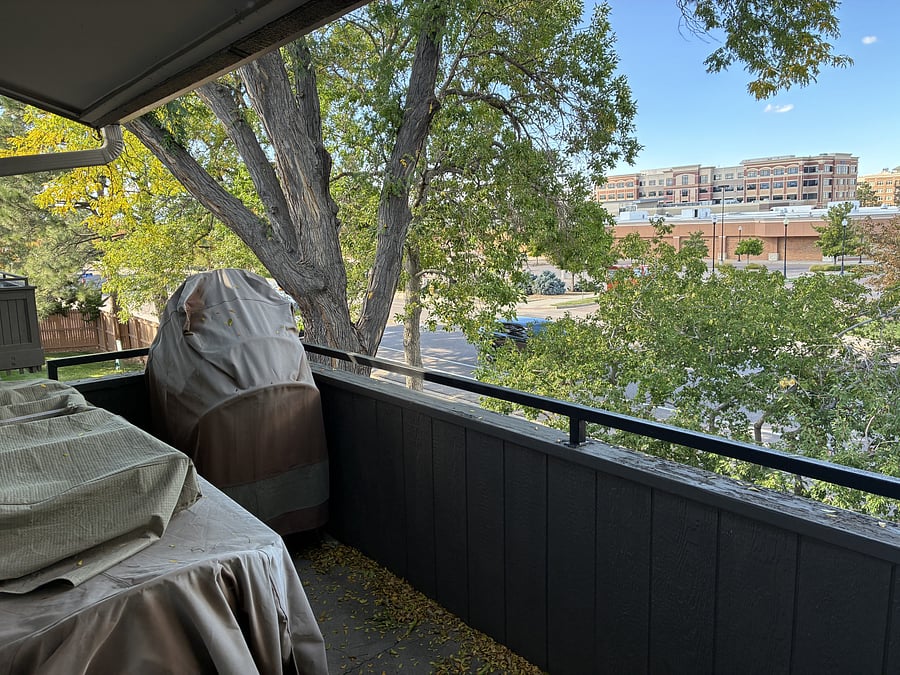 Back deck.