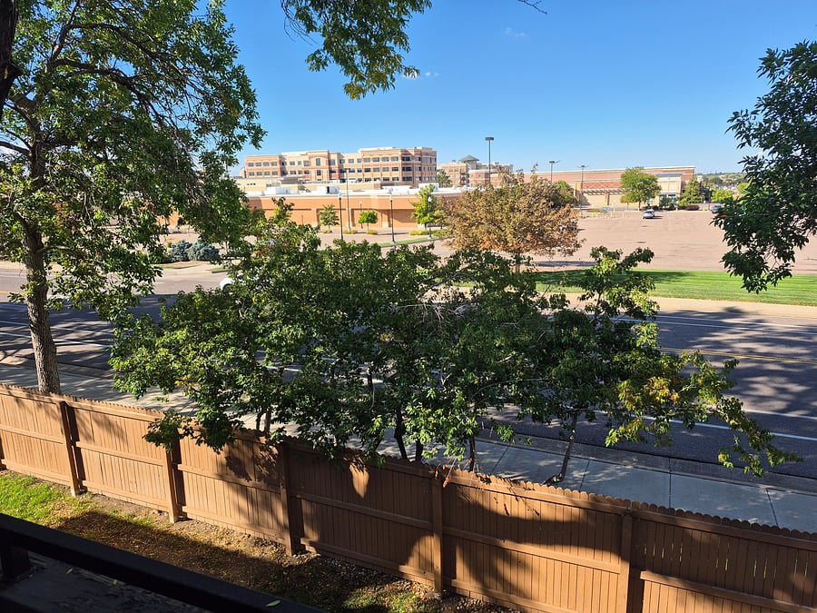 View of Southglenn Commons from back deck.
