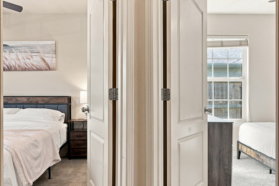 2 spacious spare bedrooms in the front of the property.