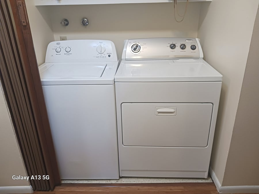 In-unit washer and dryer