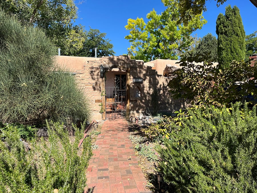 Front of house - landlord entrance.