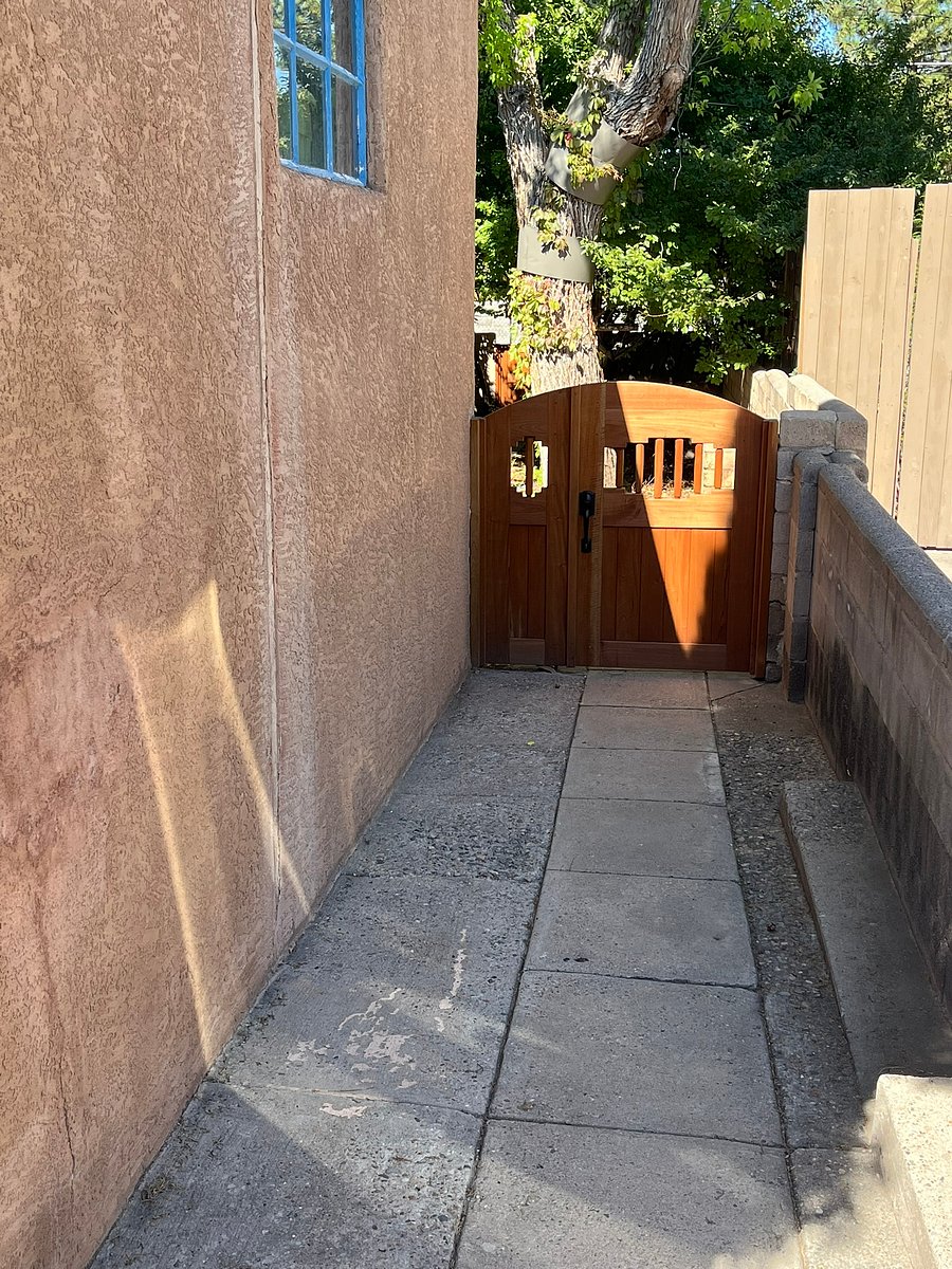 Private side entrance for renters.