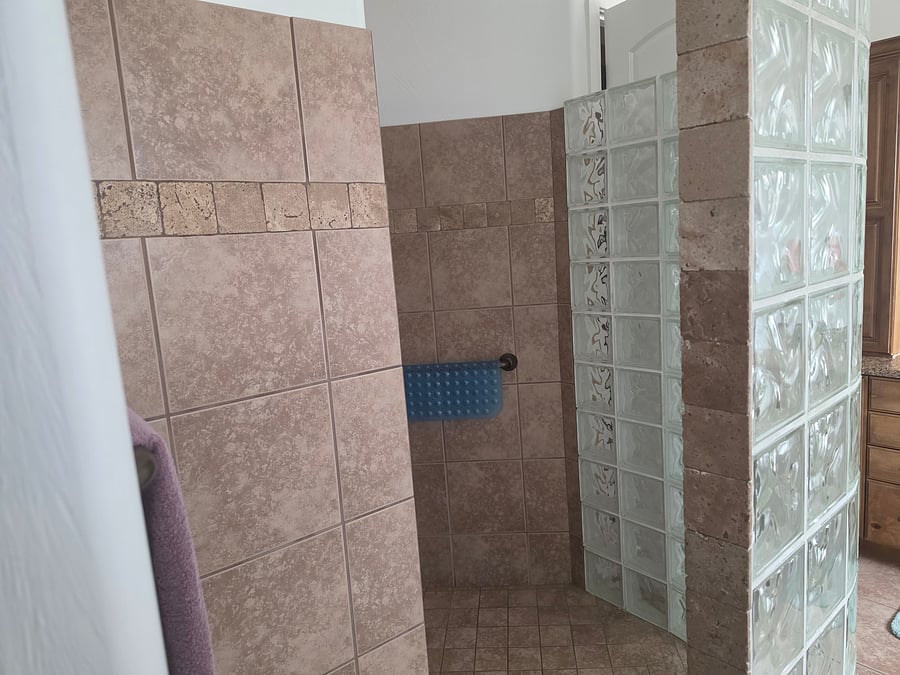 Shower entrance