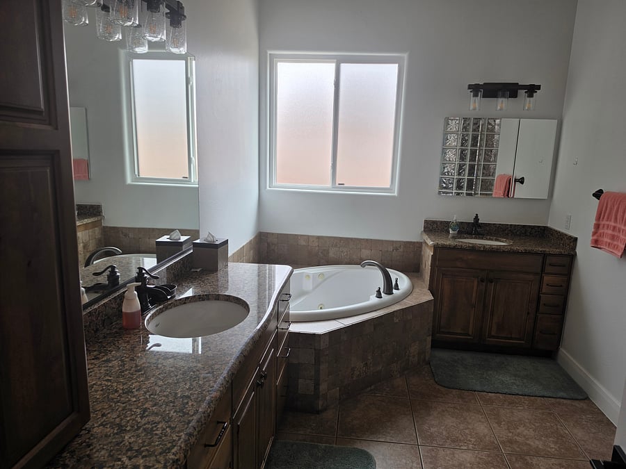 Bathroom from entrance